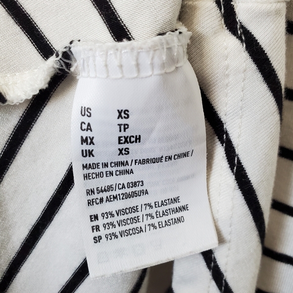 American Eagle Striped Open Back Swing Dress - Picture 12 of 12